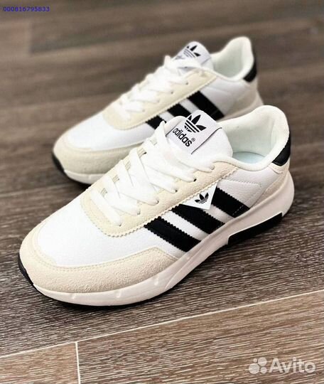 Мужские кроссовки Adidas белые