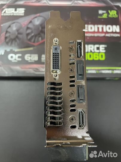 Видеокарта asus GeForce GTX 1060