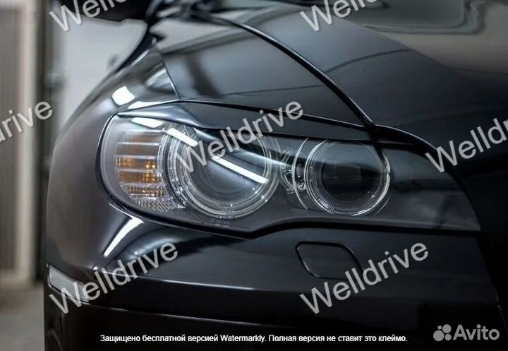 Накладки на фары BMW X5 E70 узкие тюнинг