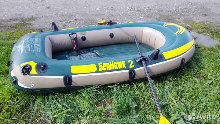 Лодка надувная Intex Seahawk 2 пвх