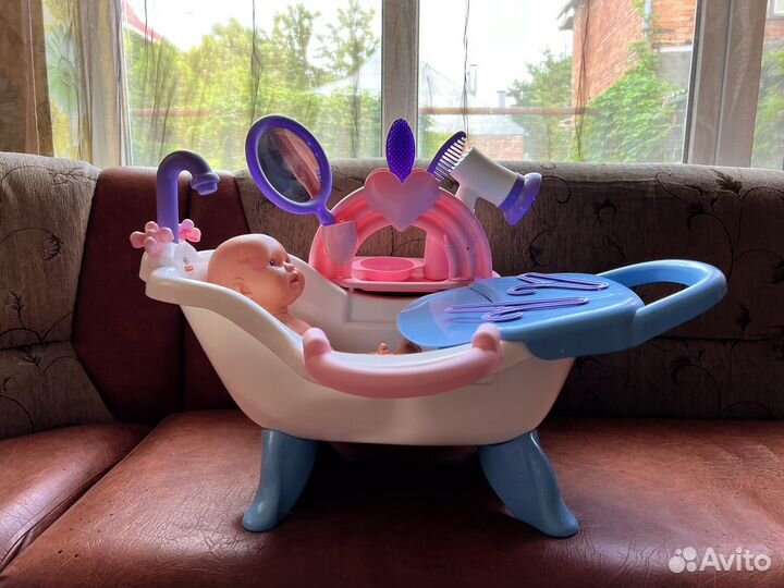 Ванночка для Беби борна/кукол большая +Кукла
