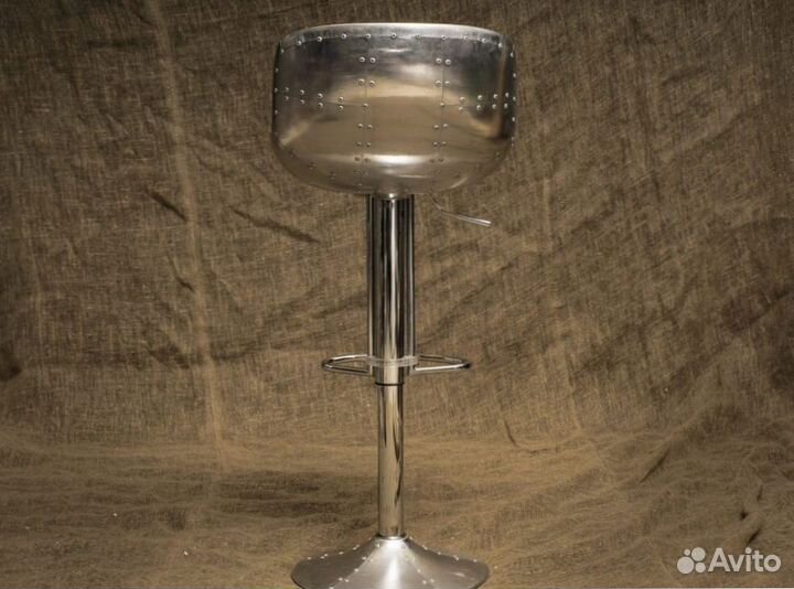 Стул барный aviator glass2, rotation 360