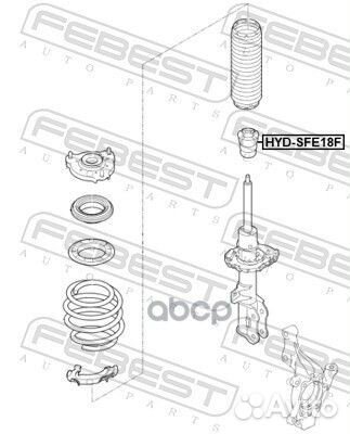 Отбойник переднего амортизатора hydsfe18F Febest