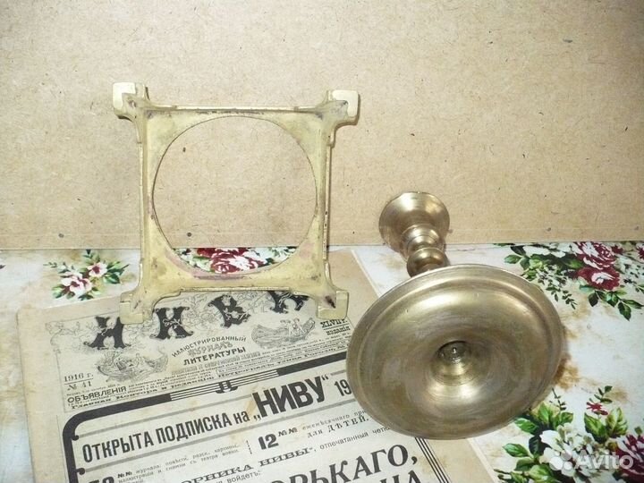 Бронзовый подсвечник царской России