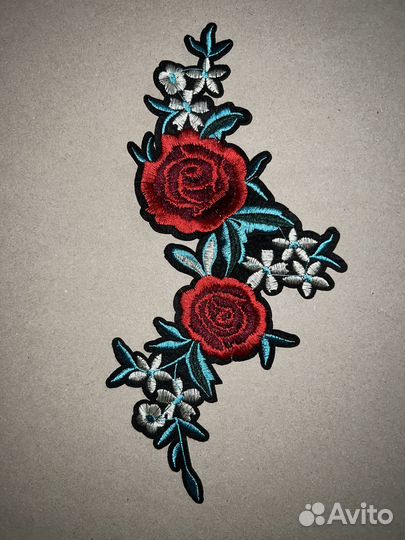 Термоаппликация Розы (нашивка)
