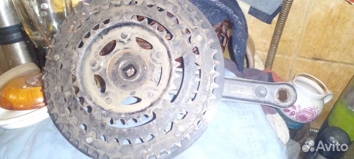 Звездочка для велосипеда и колеса