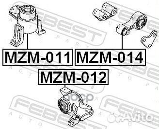 Опора двигателя mazda 6 02-08 лев. MZM-012 Febest