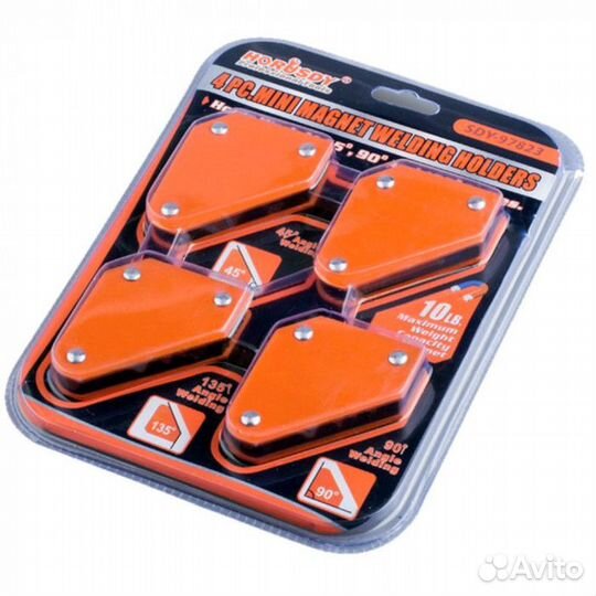 Набор магнитных держателей (4 шт, 4.5кг) Horusdy