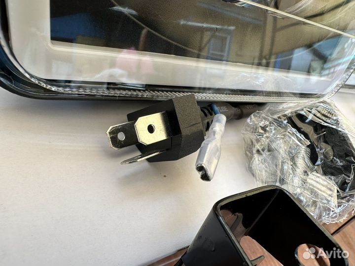 Большие универсальные противотуманные фары с дхо