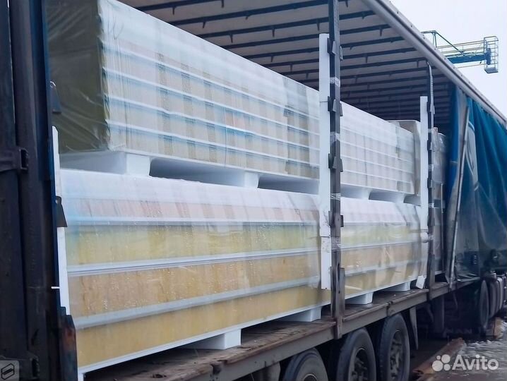 Сендвич панели разных видов и толщины