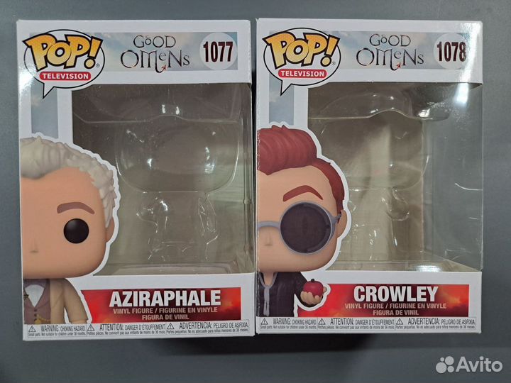 Funko POP Good Omens Aziraphale и Crowley