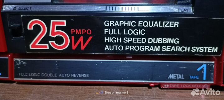 Наклейки на магнитофон sharp QT-94,95