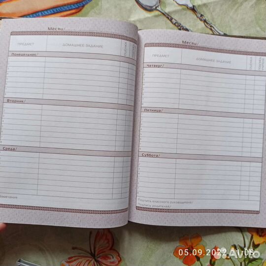 Дневник для школьника, школьный дневник