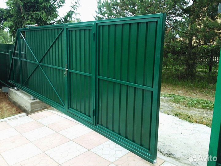 Откатные ворота 