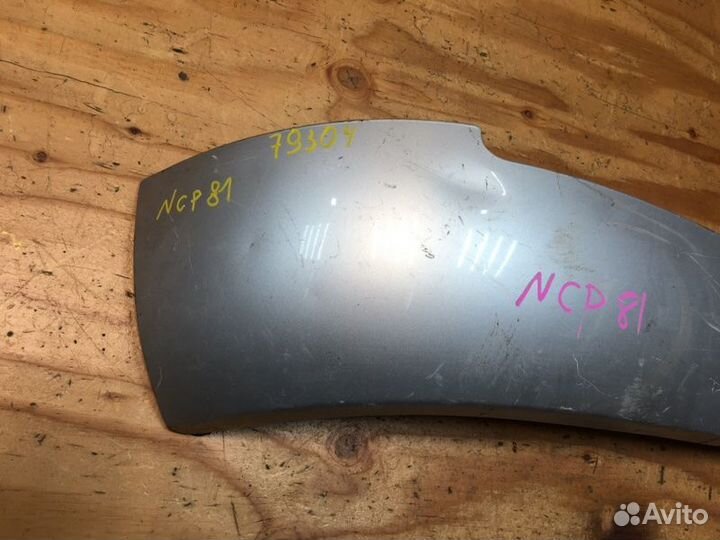 Накладка на крыло лев. зад. toyota sienta