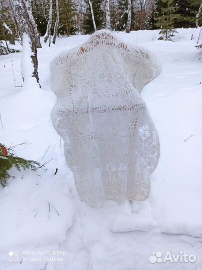 Пуховый палантин