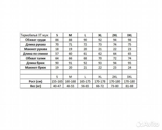 Термобелье XT Womens Blue S