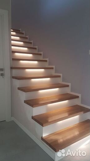 Ступени из ясеня