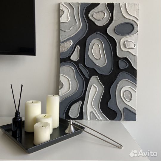 Текстурная картина абстракция