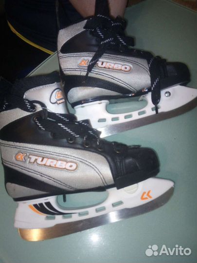 Коньки хоккейные раздвижные CK Turbo р.32-35