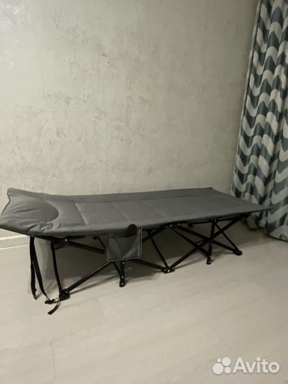 Раскладушка усилинна туристическая складная