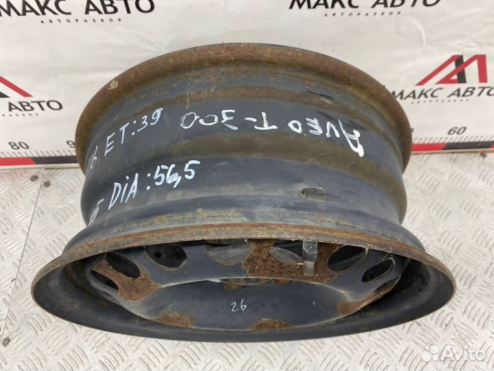 Диск штампованный R15 / 5x105 J6 39ET DIA56,5 б/у