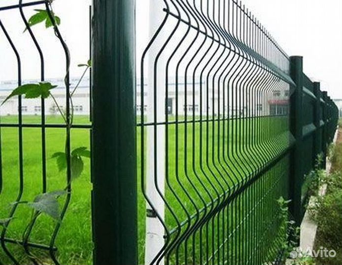 Забор из 3д сетки под ключ