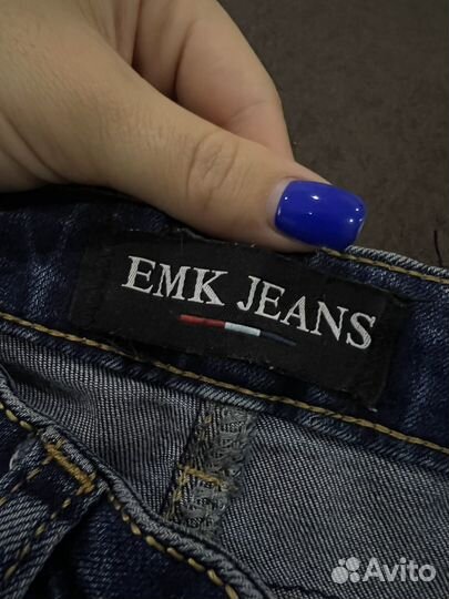 Джинсы синие женские