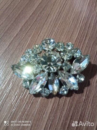 Брошь винтажная, гдр, 60-е годы