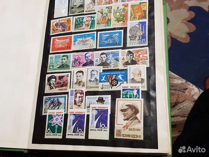 Чистые почтовые марки СССР 1963 64-65 год