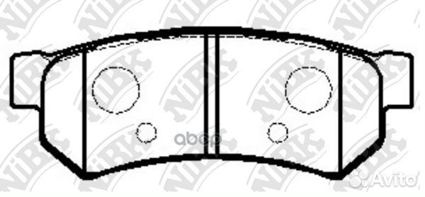 Колодки тормозные дисковые PN0442 NiBK