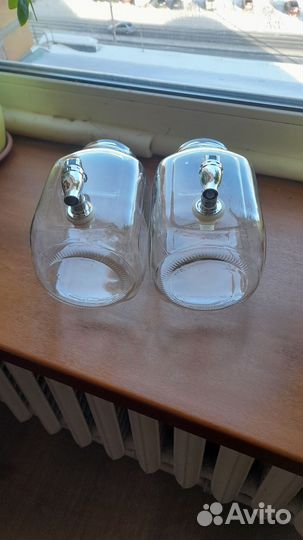 Стеклянная банка 3л с краном