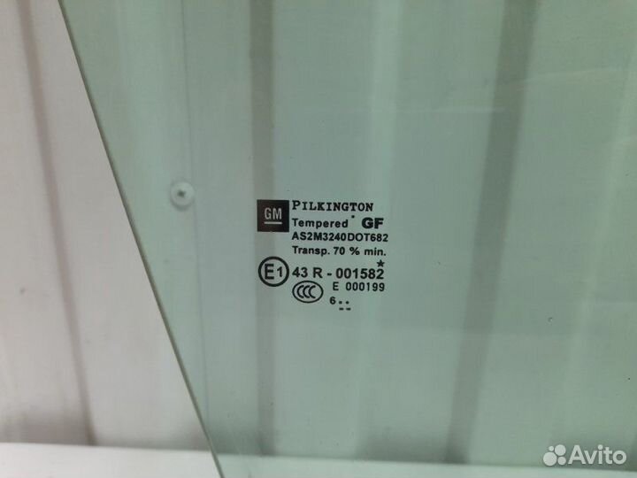 Стекло двери передней правой Opel Astra H 2004