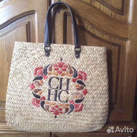 Cумка Соломенная Carolina Herrera