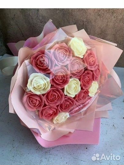 Съедобные букеты, шоколадные розы, цветы