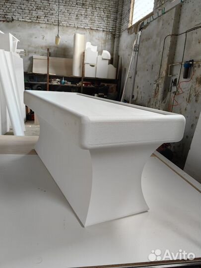 Лежаки в хамам. Сидушки для хамама. Мебель из ппс