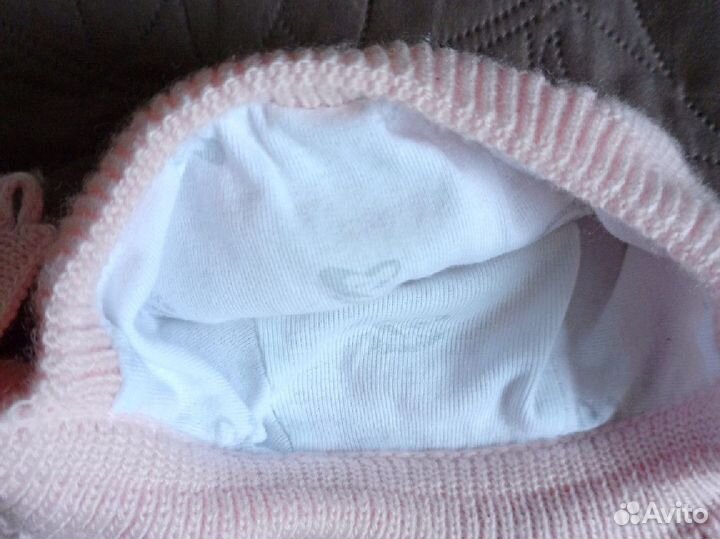 Комбинезон утеплённый+ шапка- шлем+ пинетки