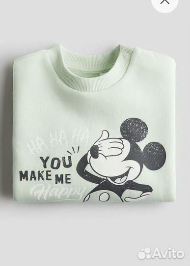 Свитшот толстовка на мальчика hm 74 80 86 92