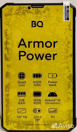 Планшет BQ-7098G Armor Power