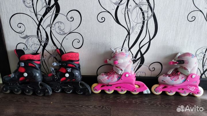 Роликовые коньки детские раздвижные