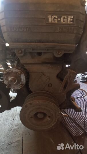Двигатель 1G-GE+коробка мкп W57 для Toyota Mark II