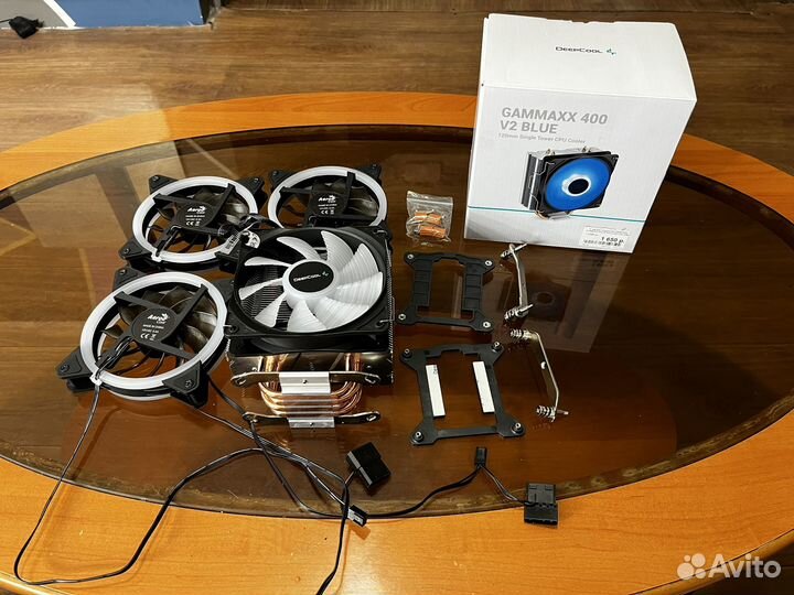 Кулер для процессора deepcool gammaxx 400 V2 Blue