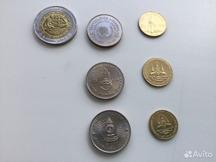 Монеты Тайланда и Маврикия