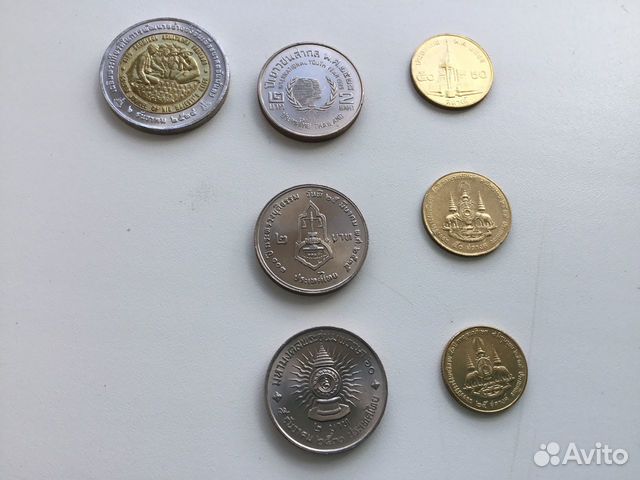 Монеты Тайланда и Маврикия