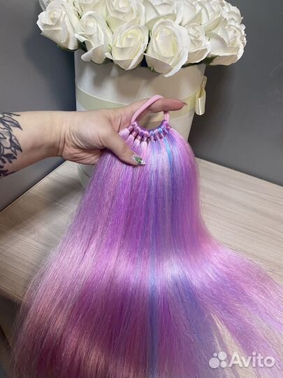 Детский хвост на резинке 35 см