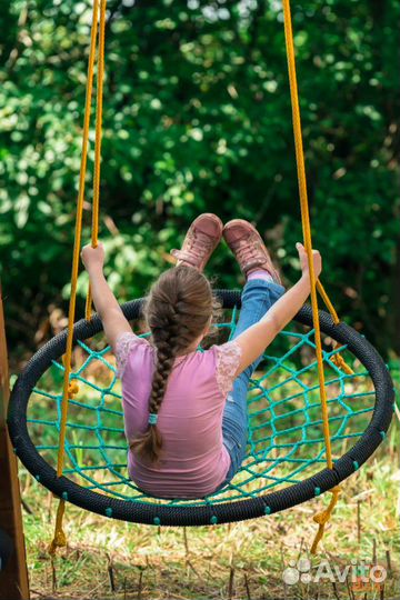 Качель гнездо (подвес паутинка) 100 см