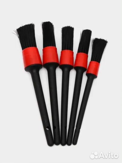 Набор кистей для детейлинга,5шт