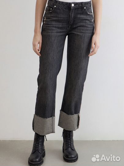 Джинсы в стиле гранж lime 34