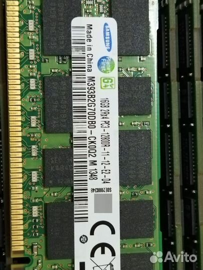 Оперативная память 16Gb DDR3 ECC Reg 1600