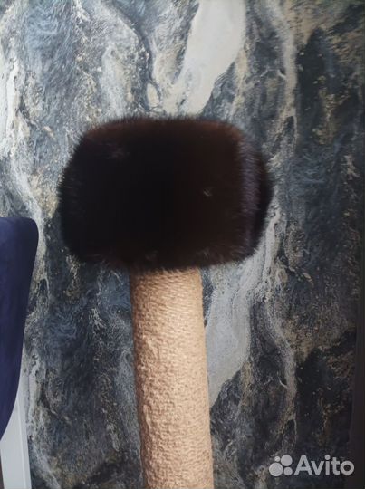 Шапка ушанка мужская норка